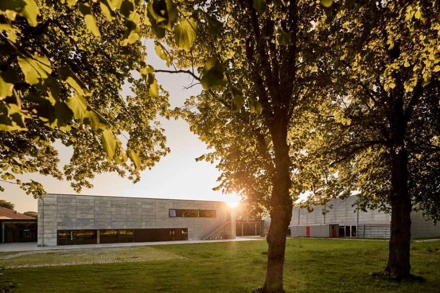 A steel façade with character provides room for sport organisations, Ringsted Sportscenter, Tværalle 8, 4100 Ringsted, Denmark